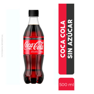 Coca Cola Sin Azúcar 500 ml