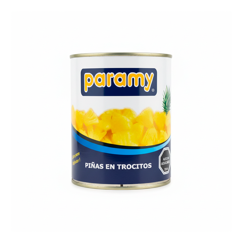 Piña en trocitos 850 grs - PARAMY