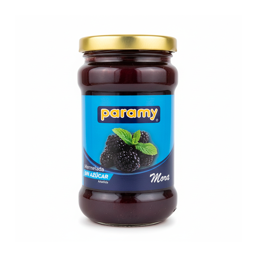 Mermelada mora sin azucar 340grs - PARAMY
