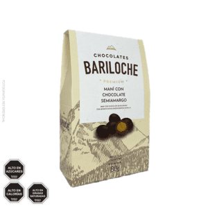 Maní con Chocolate Semiamargo 80 grs - BARILOCHE