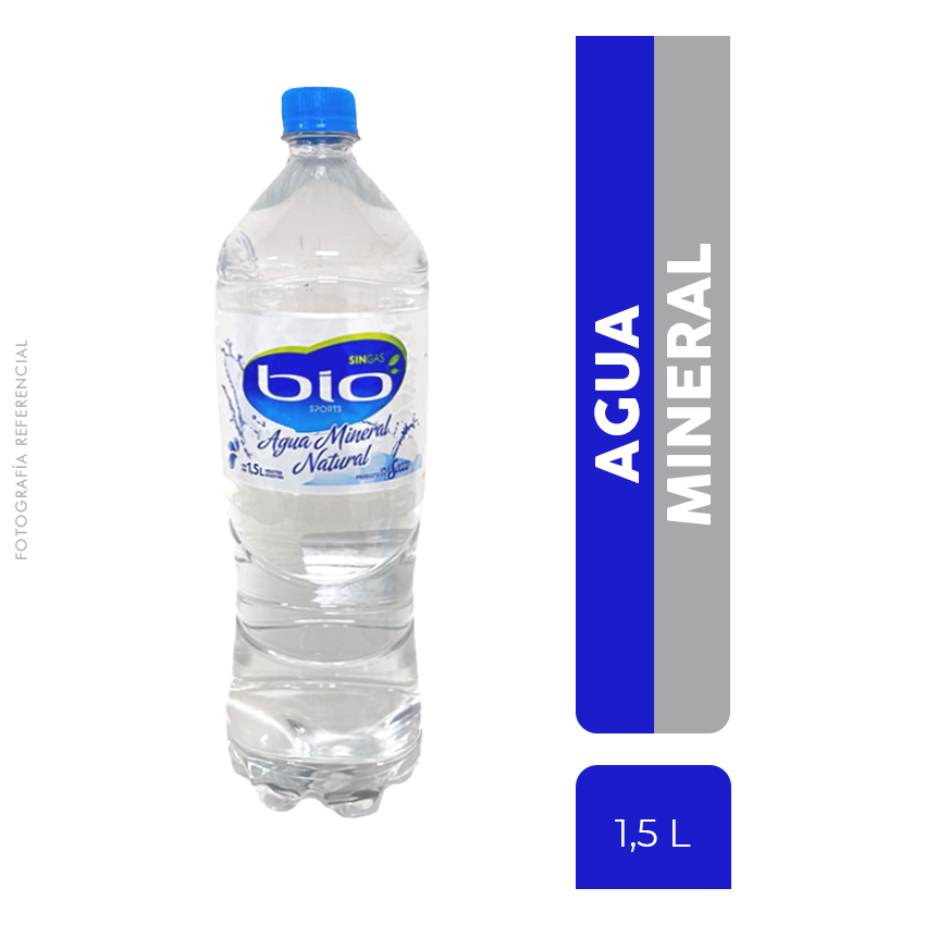 Agua mineral natural SOUSAS, botella 1,5 litros