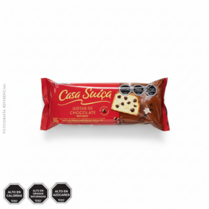 Queque con Chips de Chocolate 250 grs - CASA SUIZA