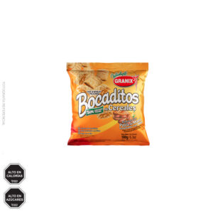 Bocaditos de cereales relleno con pasta de maní con miel 180 grs - GRANIX