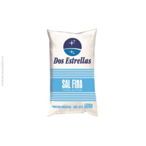 Sal fina bolsa 500 grs - DOS ESTRELLAS