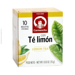Té con limón 10 bolsas 15 grs - CARMENCITA
