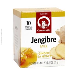 Té jengibre con miel 10 bolsas 15 grs - CARMENCITA