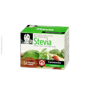 Stevia 54 sobres individuales 54 grs - CARMENCITA