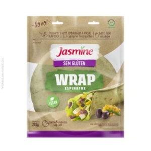 Tortilla integral s/gluten x6 espinaca 240 grs – JASMINE