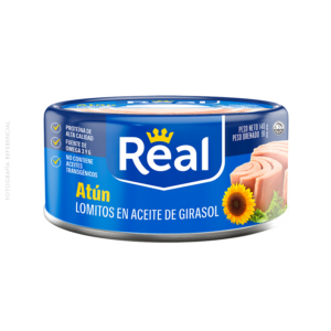 Atun Lomito E/Aceite Girasol 140grs - REAL