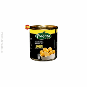 Aceitunas verdes rellenas limón 200 g tarro - FRAGATA