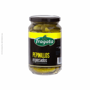 Pepinillos en vinagre 345 g frasco - FRAGATA