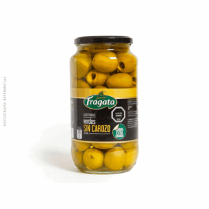 Aceitunas verdes sin carozo 330 g frasco - FRAGATA