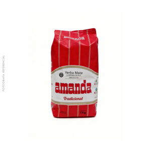 YERBA MATE 1KG TRADICIONAL C/PALO - AMANDA