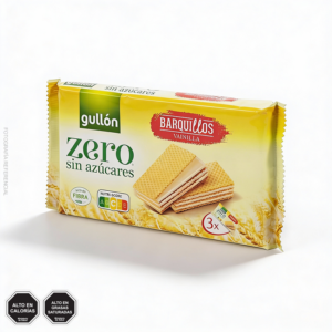 Oblea Barq. Vainilla x3 180 grs zero s/azuc. - Gullón