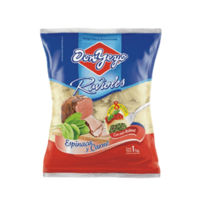 Ravioles Espinaca/Carne 1 Kg - DON YEYO