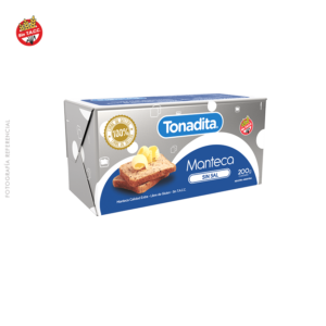 MANTEQUILLA S/SAL 200GRS - TONADITA