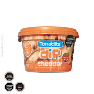 QUESO FUNDIDO DIP CHEDDAR 180GRS POTE - TONADITA